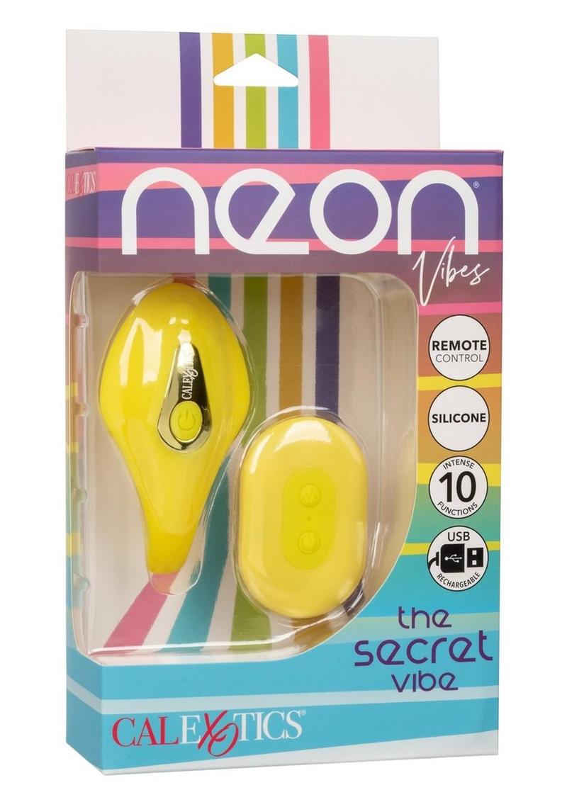 Neon Vibes The Secret Vibe Rechargeable Silicone Vibrator