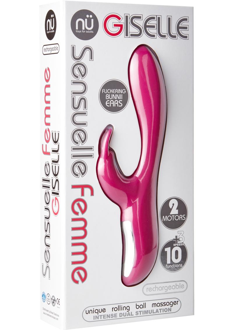 Nu Sensuelle Giselle Silicone G-Spot and Rabbit Vibrator