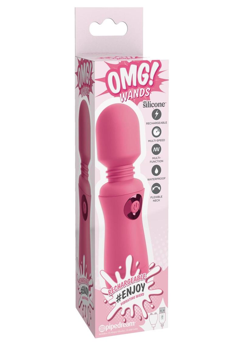 OMG! Wands Rechargeable Silicone Vibrating Massager Wands