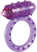CalExotics One Touch Nubby Vibrating Ring