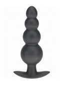 Ouch! Smooth Silicone Beaded Anal Plug