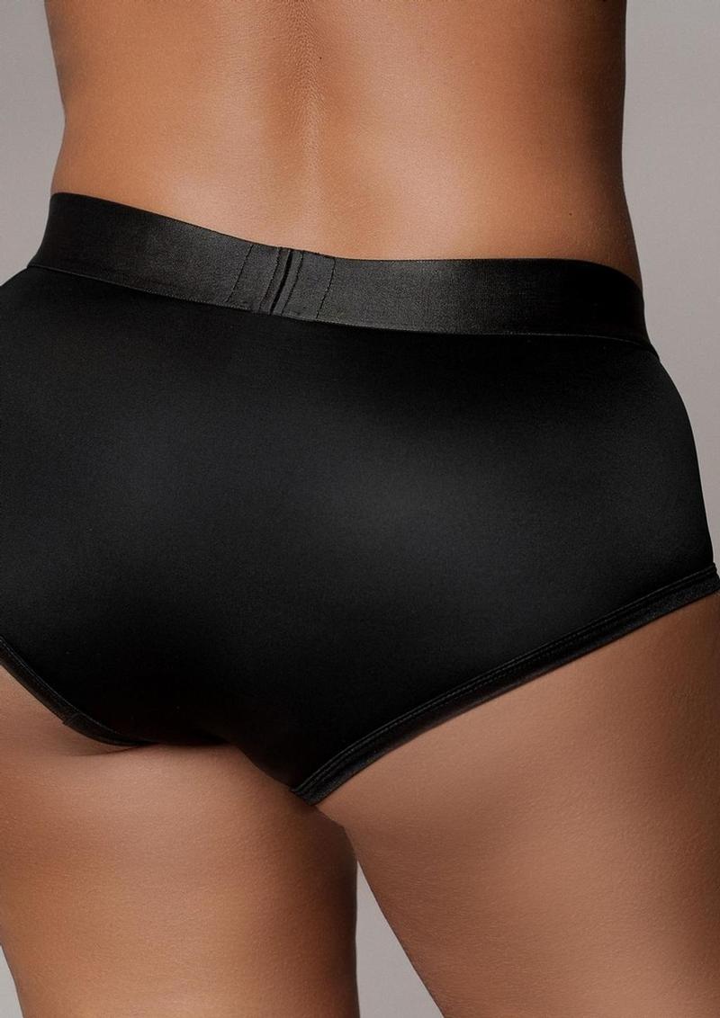 Ouch! Vibrating Strap-On Brief with Rechargeable Bullet