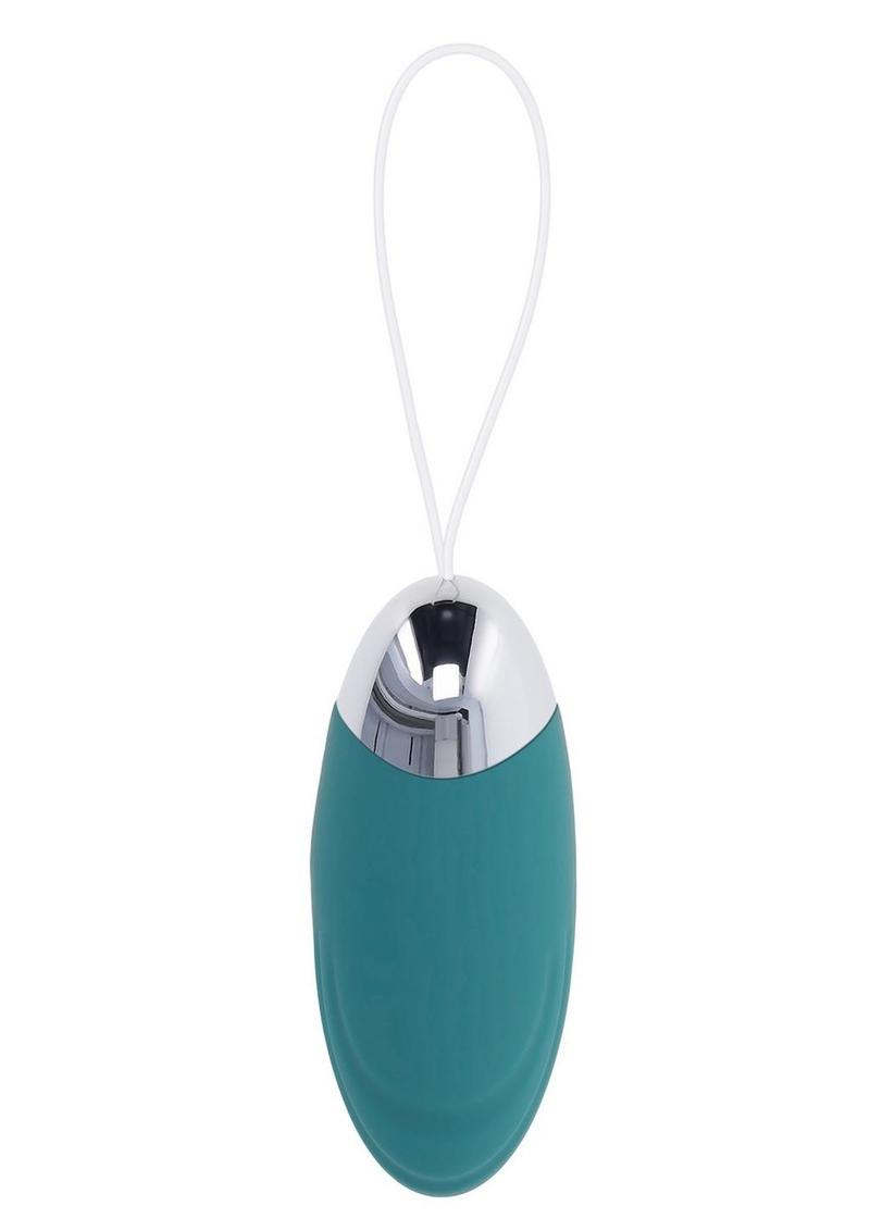Evolved Oval Office Rechargeable Silicone Egg Vibrator with Remote Control