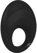 OVO B5 Silicone Cock Ring Waterproof Black Chrome