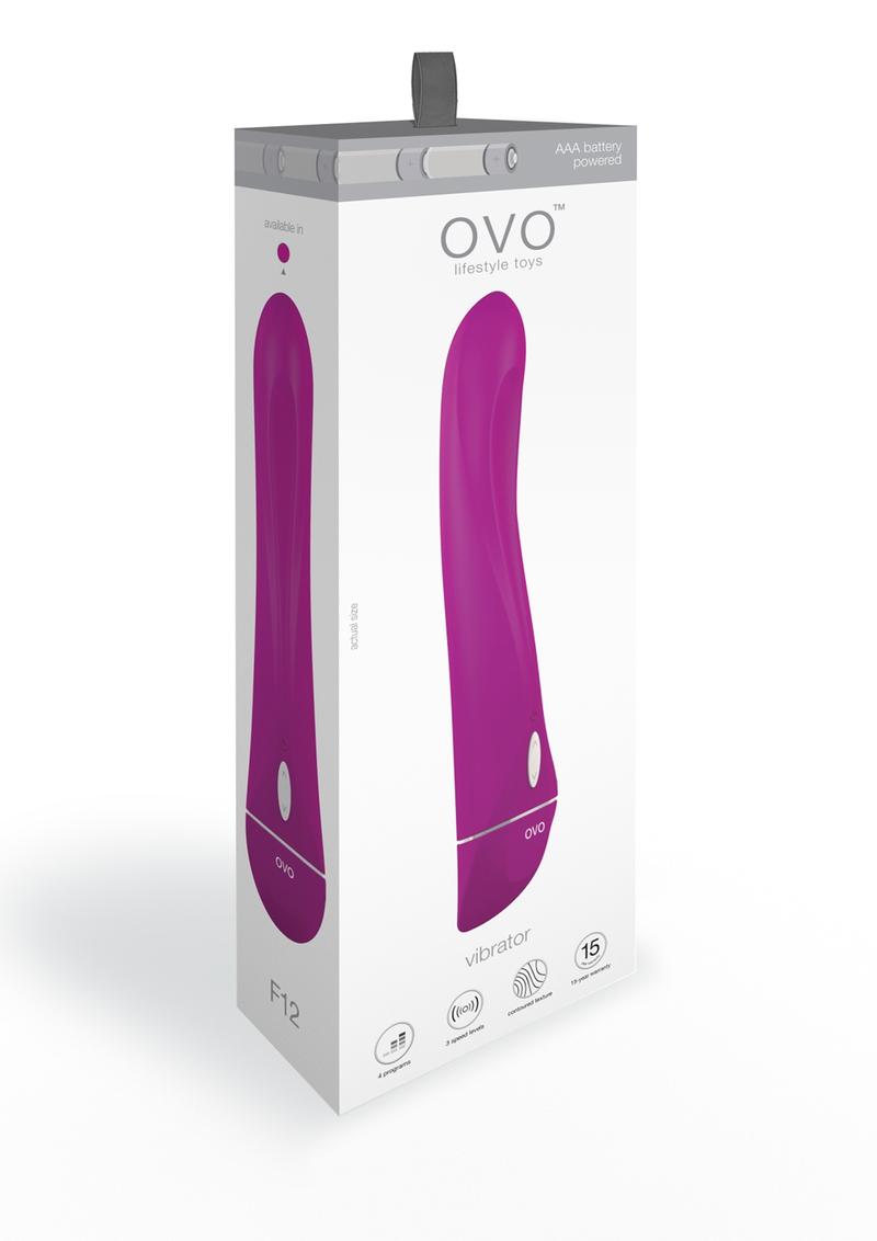 OVO F12 Silicone G-Spot Vibrator With Battery Power