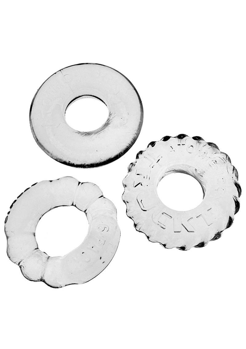 Oxballs BonerMaker 3-Pack Cock Ring Kit For Increased Stamina
