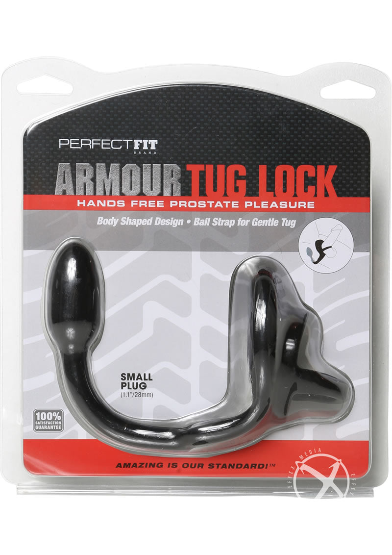 Perfect Fit Armour Tug Lock Prostate Plug Small