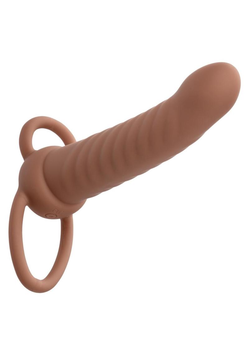 Performance Maxx Silicone Ribbed Dual Penetrator Extender