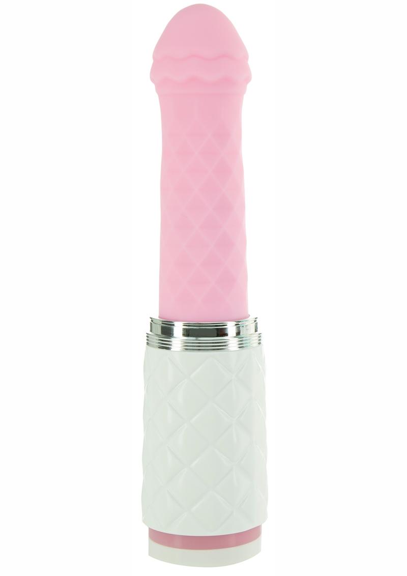 Pillow Talk Feisty Silicone Thrusting and Vibrating Massager