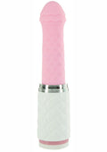 Pillow Talk Feisty Silicone Thrusting and Vibrating Massager