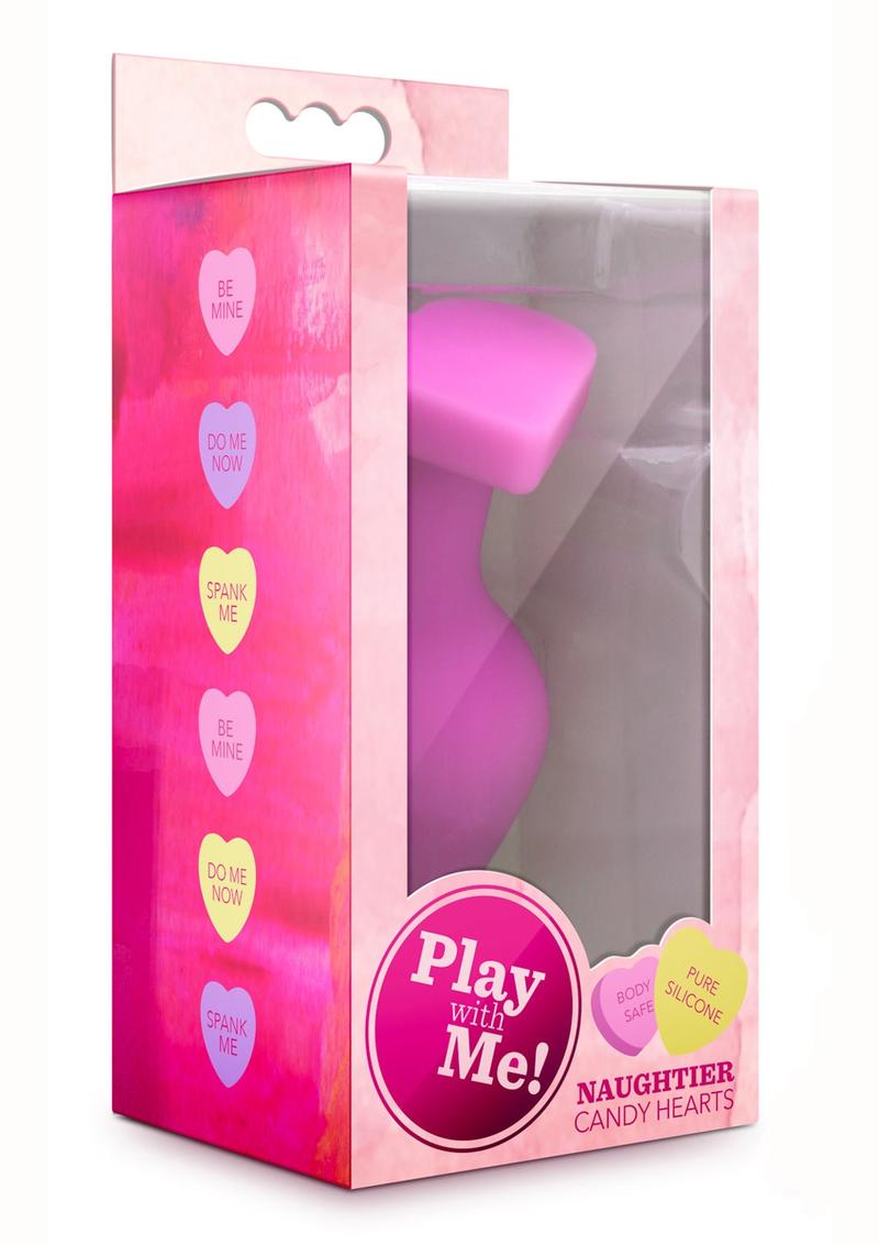 Play with Me Naughtier Candy Heart Ride Butt Plug