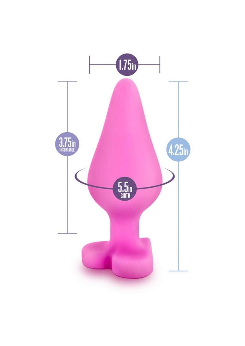 Play with Me Naughtier Candy Heart Ride Butt Plug