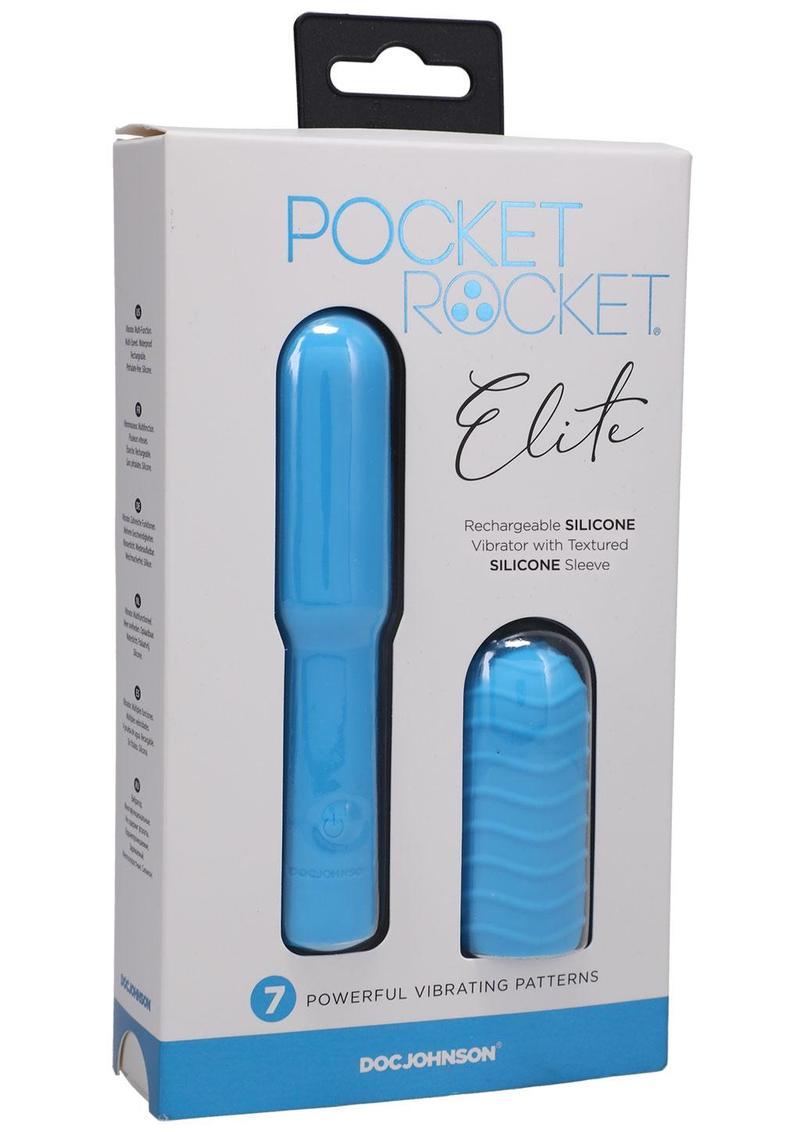 Pocket Rocket Elite Silicone Rechargeable Mini Vibrator