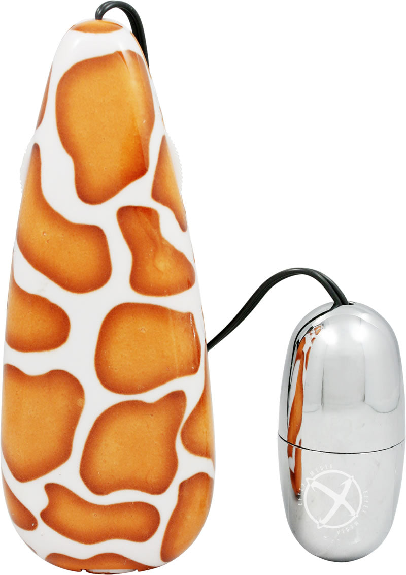 Primal Instinct Zebra Print Bullet Vibrator