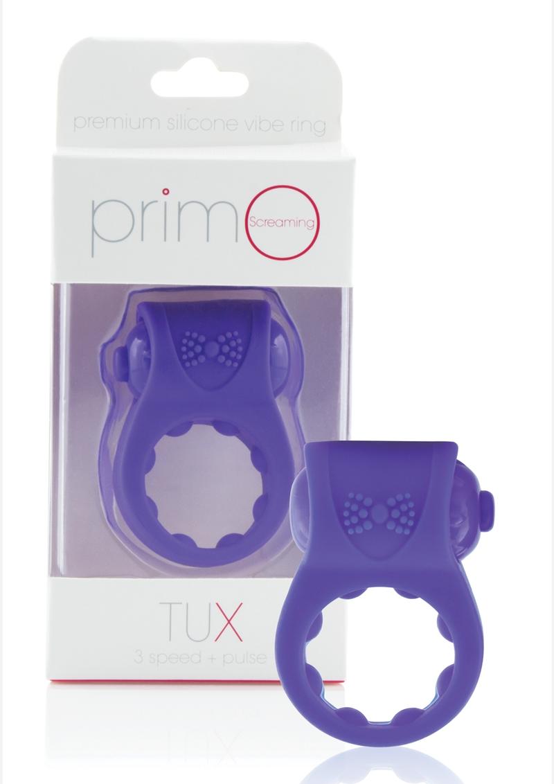 Primo Screaming Tux Silicone Vibrating Ring