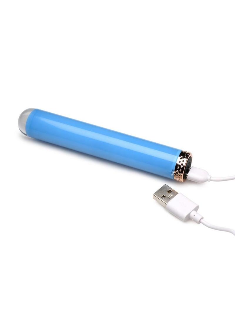 Prisms 10X Mini Vibrating Rechargeable Glass Bullet
