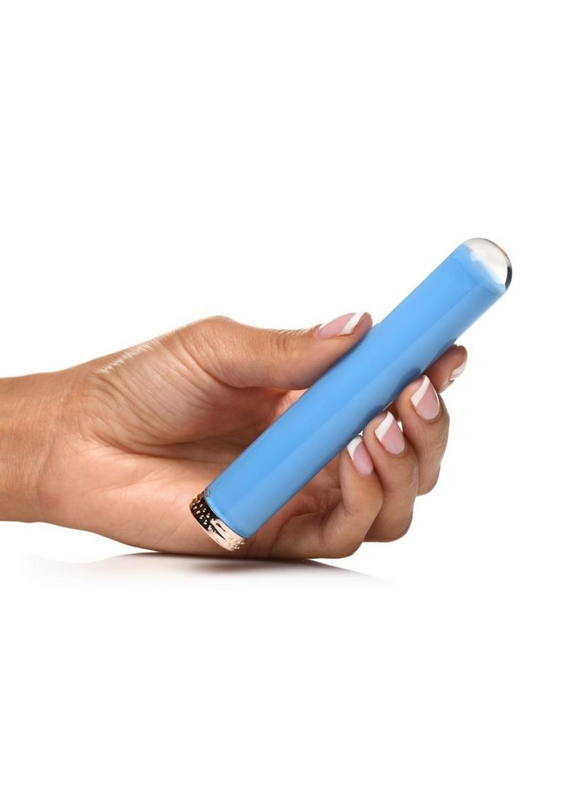 Prisms 10X Mini Vibrating Rechargeable Glass Bullet