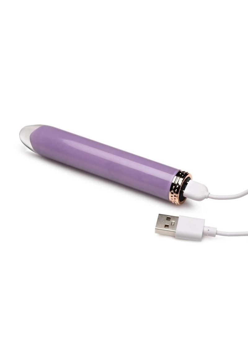 Prisms 10X Mini Vibrating Rechargeable Glass Bullet