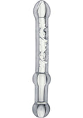 Prisms Prana Glass Thrusting Anal Probe with Raised Textures