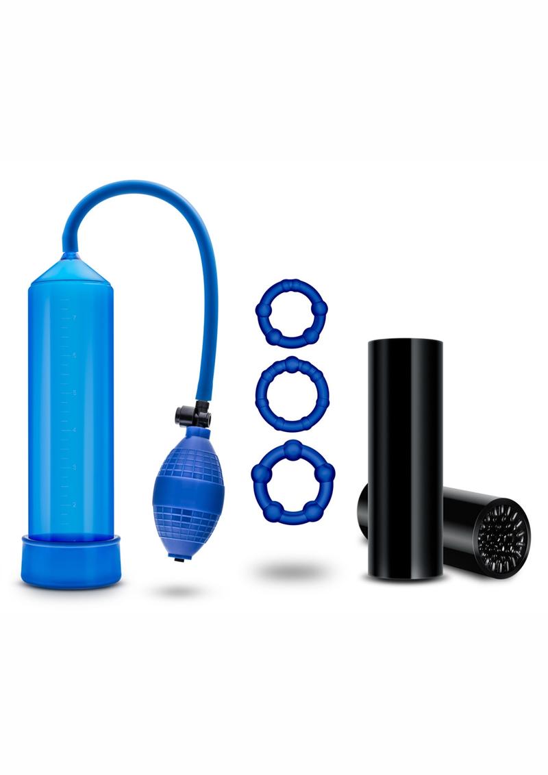 Quickie Kit Go Big Performance Pump Masturbator Kit