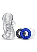 Quickie Kit Jerk Off Set Hand Stroker And Stay Hard Donut Rings