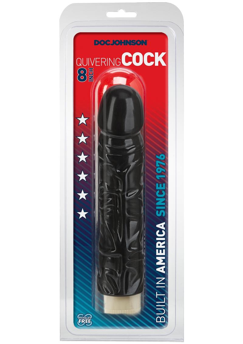 Quivering Cock Vibrating Dildo Vanilla by Doc Johnson