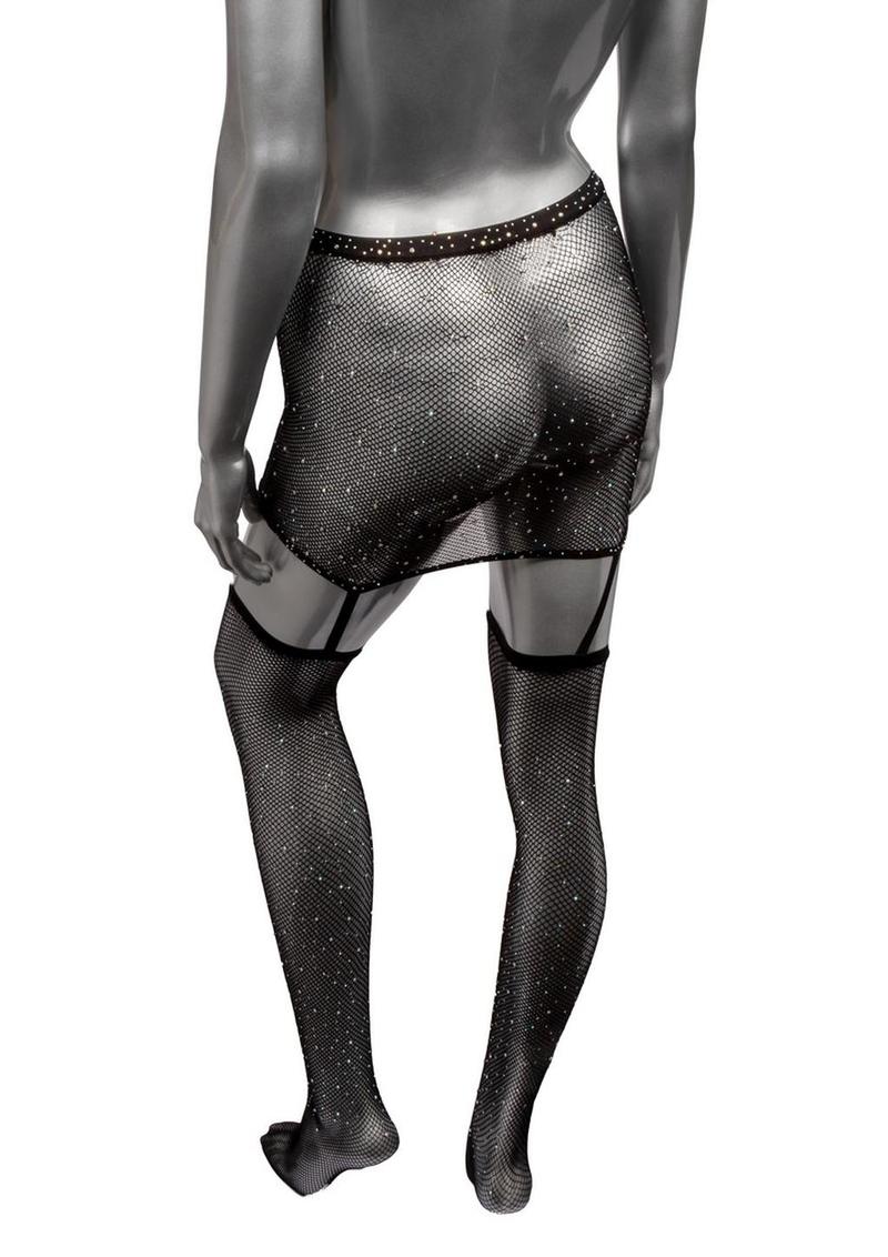 Radiance One-Piece Garter Skirt with Thigh Highs