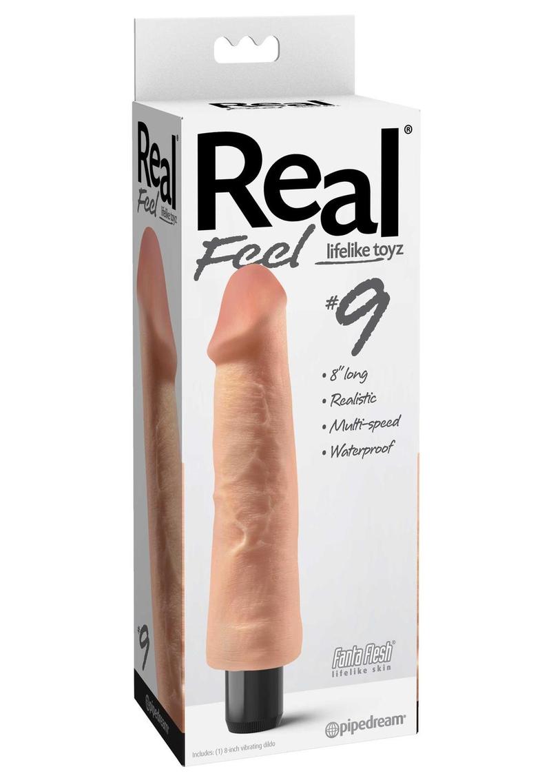 Real Feel No. 9 Vibrating Dildo With Realistic FantaFlesh Material