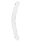RealRock Crystal Clear Double Dong And Body-Safe Glass Dildo