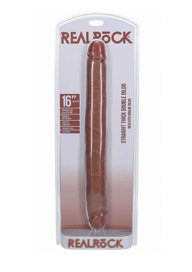 Real Rock Realistic Skin Thick Double-Ended Dongs