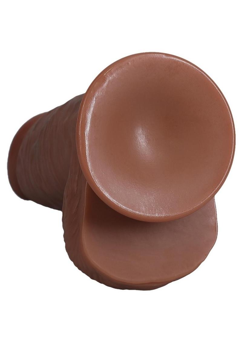 Realrock Extra Thick Dildo with Balls And Suction Cup