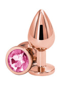 Rear Assets Rose Comfortable Gold Aluminum Anal Plug