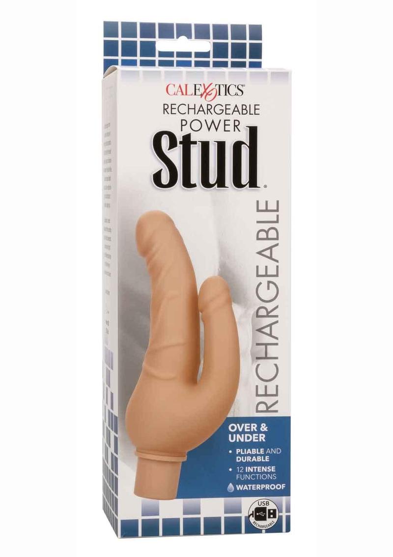 CalExotics Rechargeable Power Stud Over Vibrating Double Dong