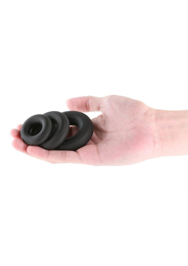 Renegade Fireman Rings Super Stretchable Silicone Set