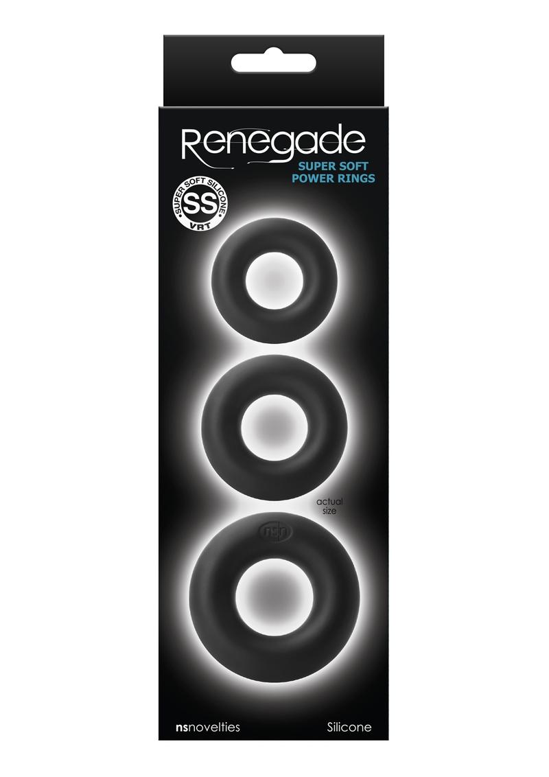 Renegade Super Soft Power Rings Pack Silicone Cock Ring Set