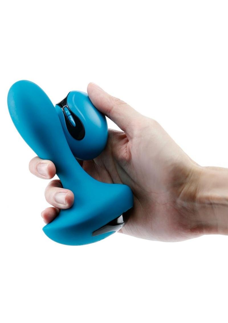 Renegade Thor Rechargeable Prostate Massager Teal Silicone with Remote