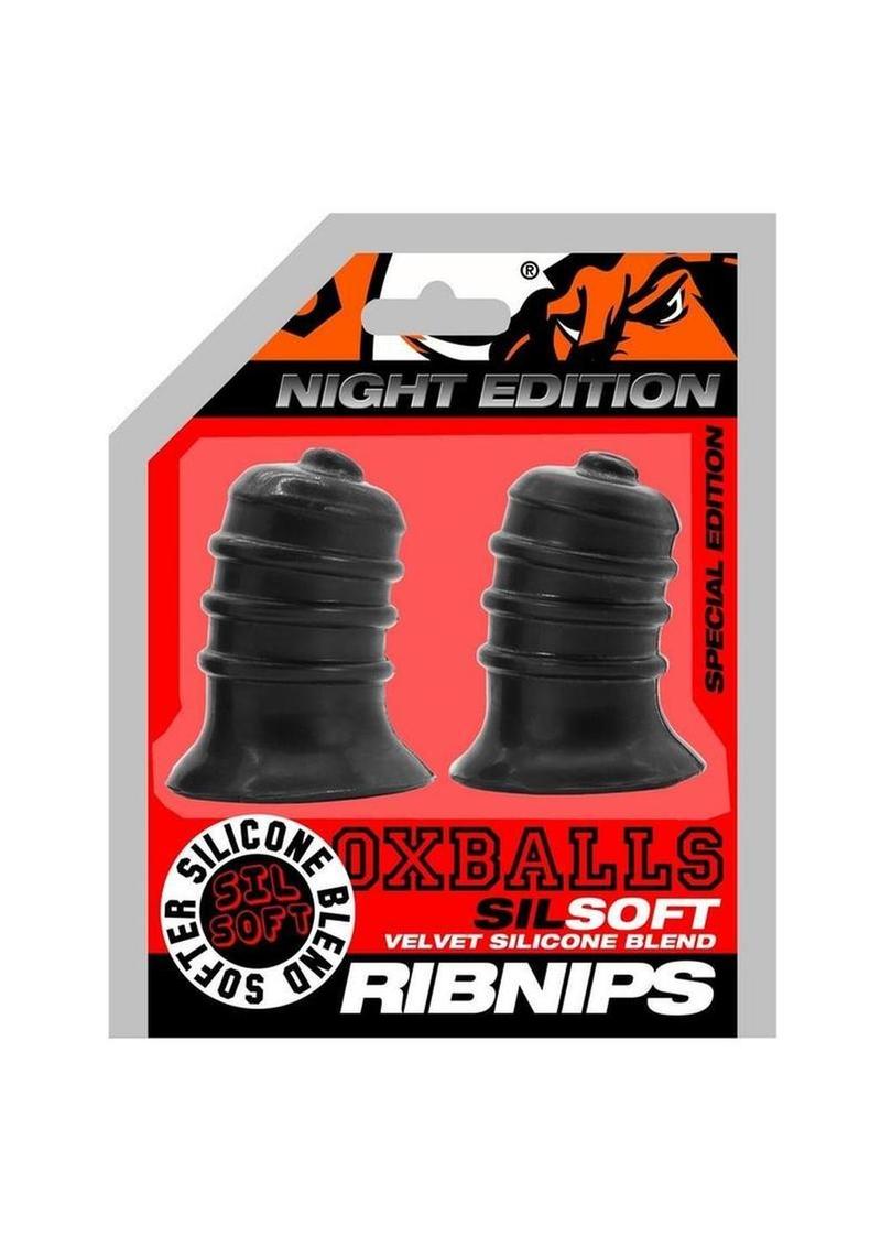 RibNips Curved Wide Base Nip Suckers Night Edition