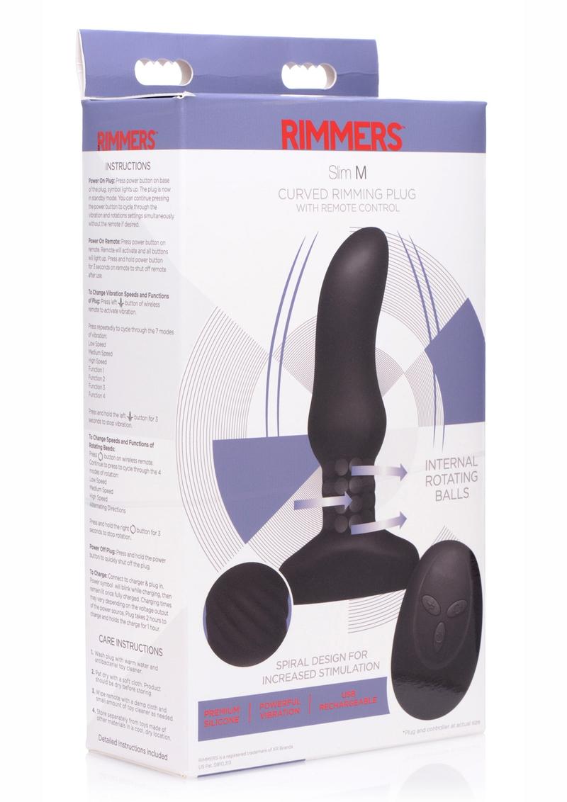 Rimmers Slim M Curved Rimming Rechargeable Plug