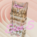 Tye-Dye Striped Tank Top Size S