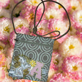Reworked/Upcycled Crossbody Bag featuring an "A" Monogram