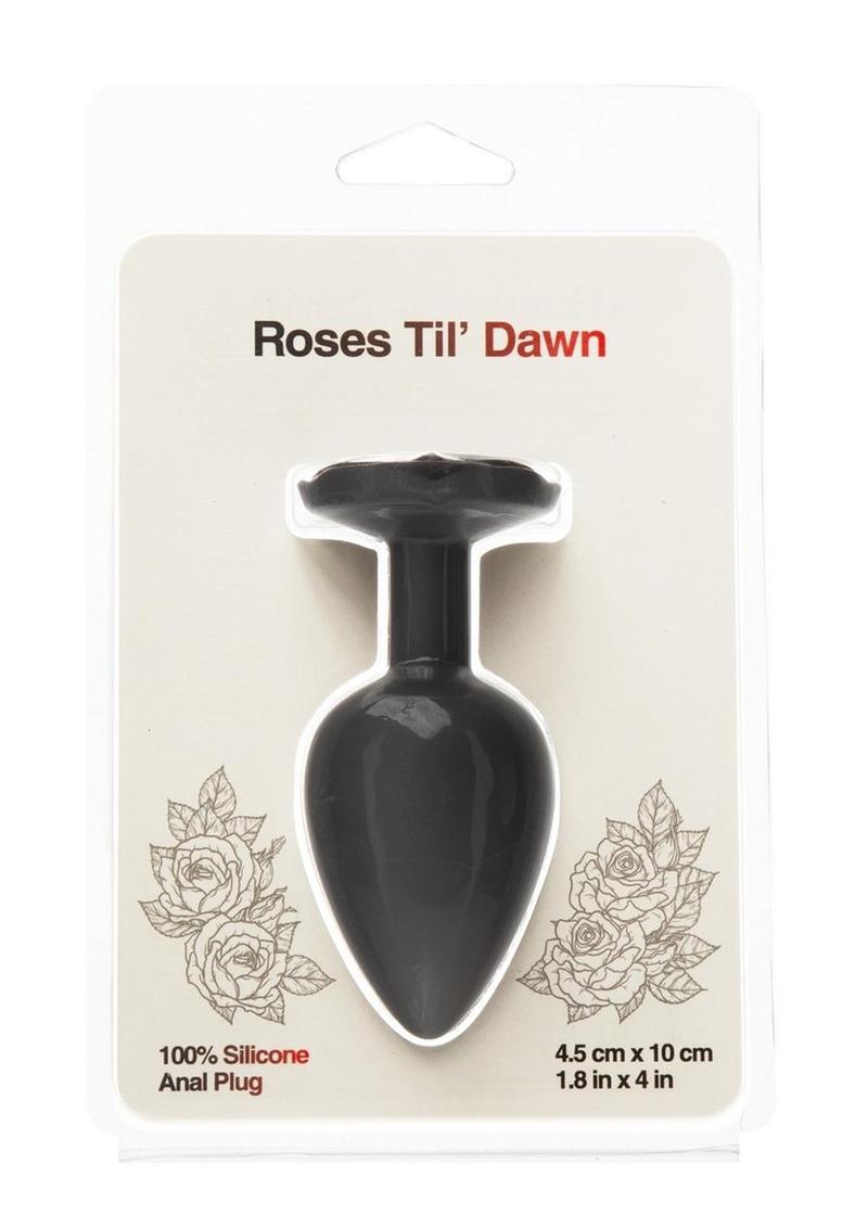 Roses Til' Dawn Silicone Butt Plug Sizes