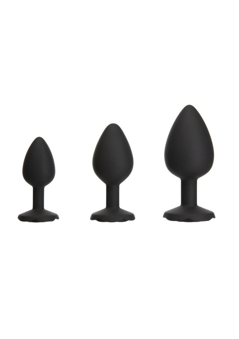 Roses Til’ Dawn 3-Piece Silicone Butt Plug Set