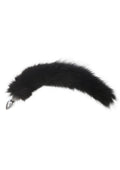 Rouge Stainless Steel Butt Plug with Real Fur Tail