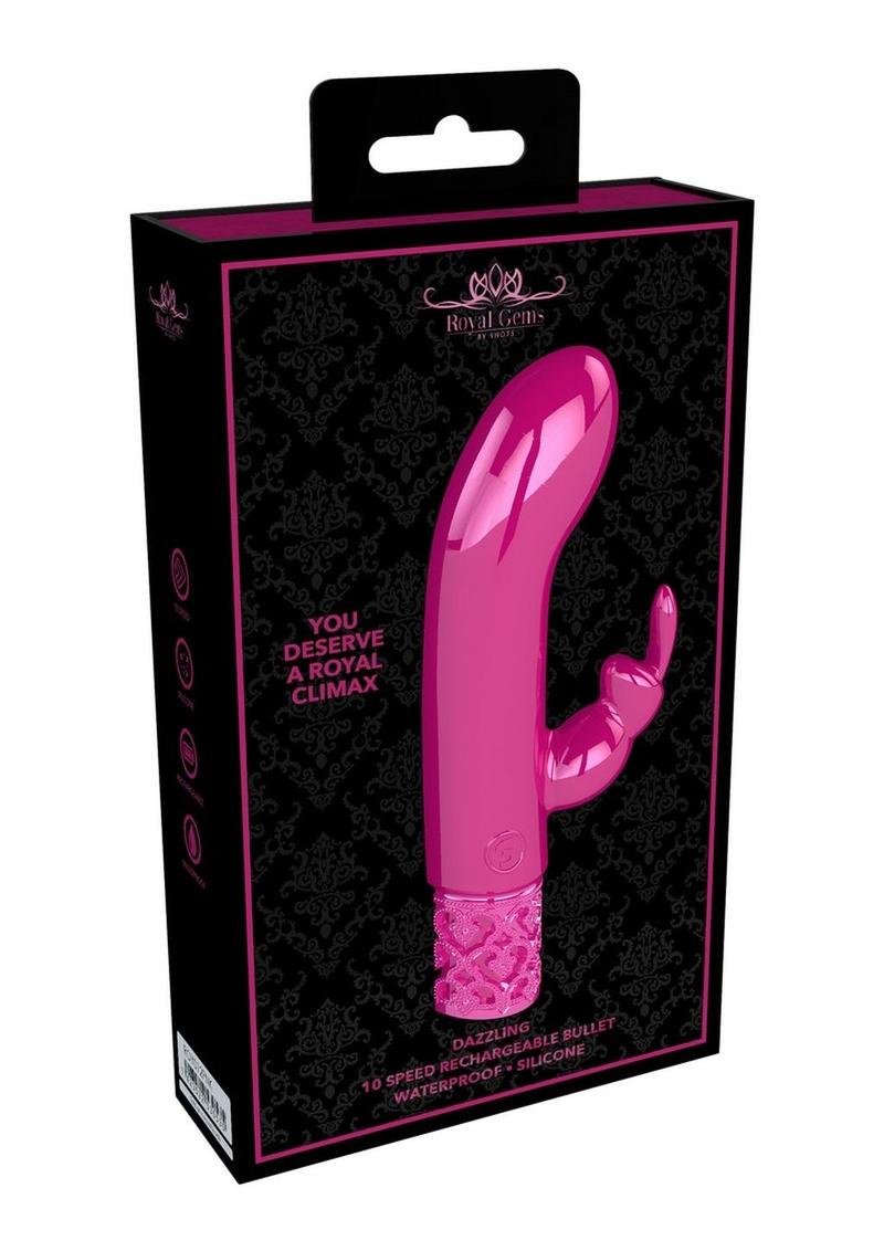 Royal Gems Glow Compact Silicone Bullet With Dazzling Vibes