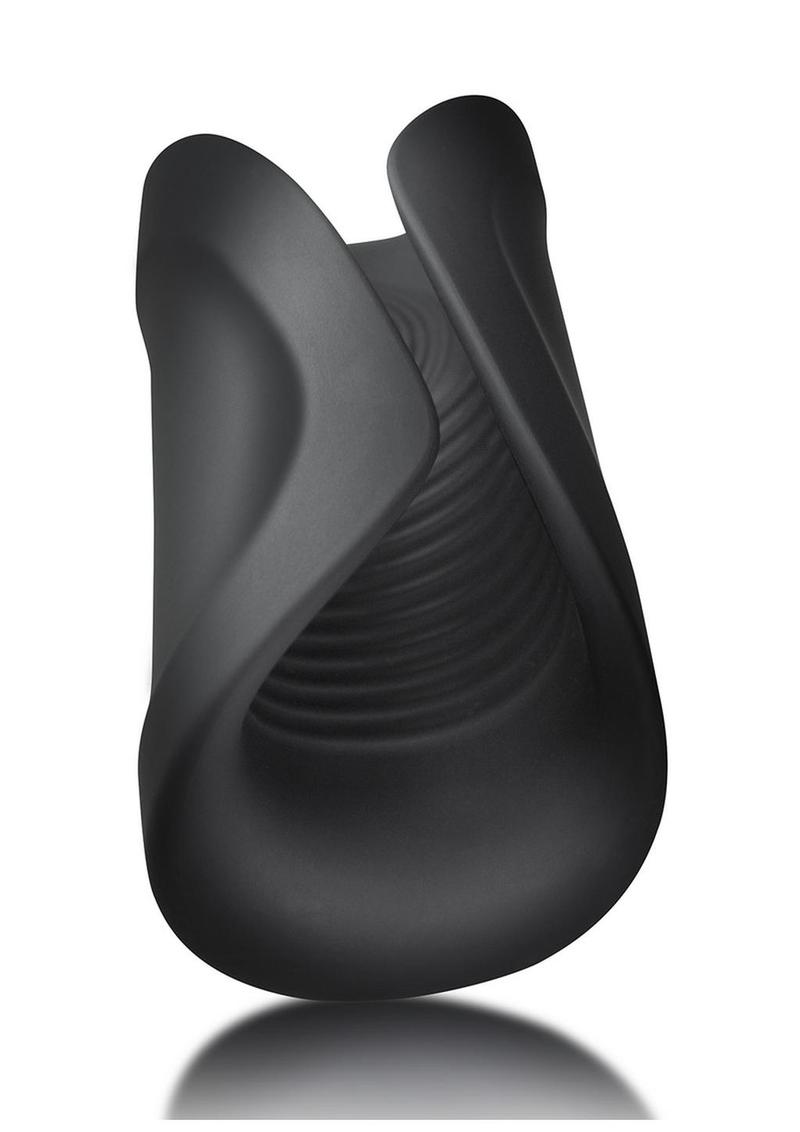 Rush Silicone Vibrating Textured Masturbator 10-Mode Waterproof Toy