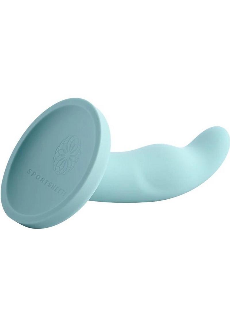 Sportsheets Ryplie Silicone Curved G-Spot Dildo with Suction