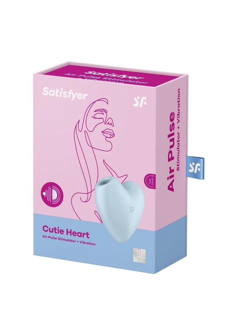 Satisfyer Cutie Heart Air Pulse Stimulator Rechargeable Clitoral Vibrator