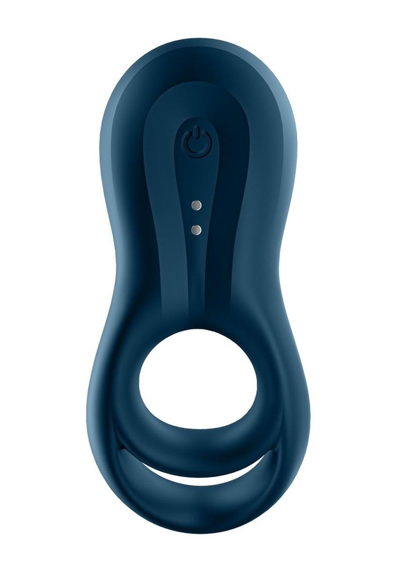 Satisfyer Epic Duo Bluetooth Silicone Vibrating Cock and Ball Ring