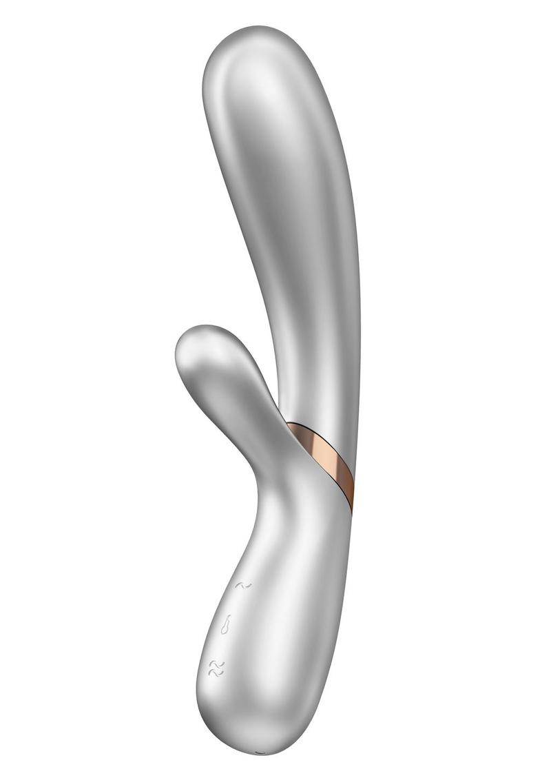 Satisfyer Hot Lover Dual Stim Vibrator Silicone with Warming Feature