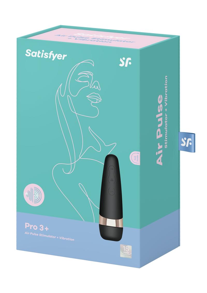 Satisfyer Pro 3+ Air Pulse Stimulator & Vibrator
